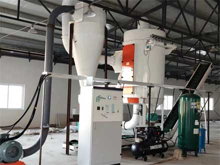 45KW草粉碎系統(tǒng)生產(chǎn)線安裝四川項目