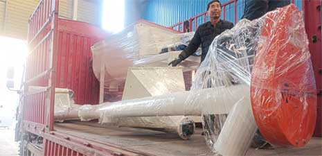 強福機械25飼料生產線設備發往承德