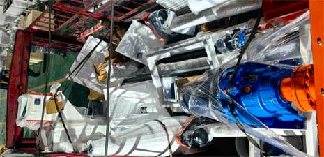 強福機械3噸/時飼料生產(chǎn)線發(fā)往內(nèi)蒙古