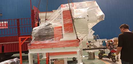 強福生產(chǎn)3噸/時成套飼料顆粒線發(fā)往貴州