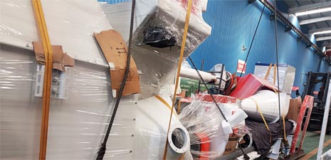 強福機械客戶定制部分飼料顆粒設備發往哥倫比亞