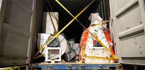 強福機械35型飼料顆粒生產線發往津巴布韋