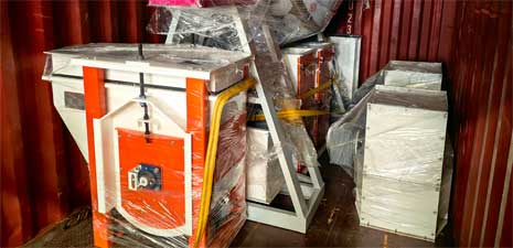 強(qiáng)福機(jī)械75KW粉碎機(jī)線混合線發(fā)往厄瓜多爾