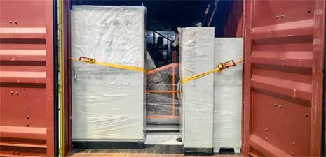 強福機械120水產膨化線250環模顆粒機發往蘇里南