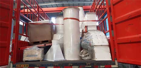 強福機械3立方飼料顆粒冷卻系統發往開封