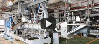 時產10噸膨化水產飼料線生產